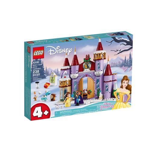 LEGO Disney - Celebración de Invierno en el Castillo de la Bella - 43180 (Idade Mínima: 4) LEGO - Blocos de encaixe - lego disney, celebração inverno, castelo bella, minipersonagens, transformável, personagens conhecidos