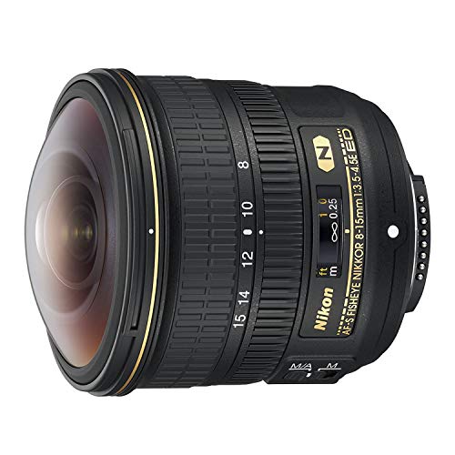 Objetiva NIKON AF-S DX VR 8-15mm F3.5-4.5E ED (Encaixe: Nikon FX - Abertura: f/22 - f/3.5) Nikon - Peças e acessórios para câmeras - nikon, wide fisheye, f/22, vr