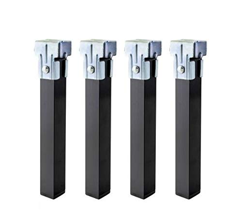Pack 4 Pernas Quadradas para Somier 30X30Mm com Abraçadeira de Grampo HOME HEAVENLY - Pernas de mesa - pack, pernas quadradas, somier, abracadabra, grampo