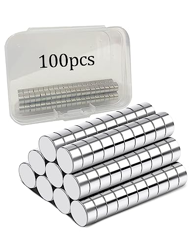 Mini Imãnes Extrafortes (100 Un) 8 X 3 Mm Skran - Fabricação - mini imãnes, extrafortes, 100 un, 8 x 3 mm