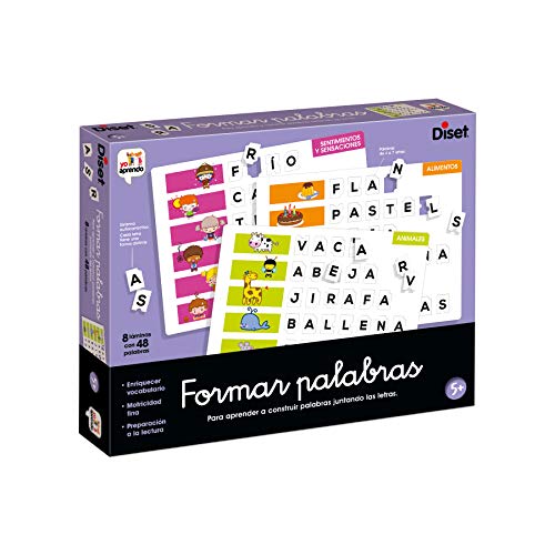Jogo Educativo FORMAR PALABRAS 8 Laminas 48 Palabras 904 - Jogos - formação de palavras, 8 laminas, 48 palavras