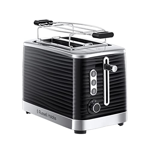 Torradeira Russell Hobbs Inspire | Preto (Pequeno Almoço / Café) Russell Hobbs - Torradeiras - descongelação, recolentação, recalentamento, 1050 W