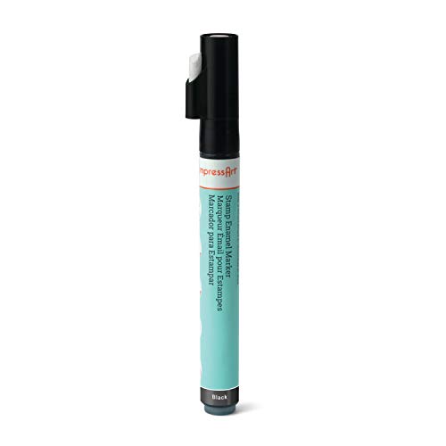 Marcador Impress Art Stamp Enamel Impress 4-6 mm (Escrita) ImpressArt - Marcadores e marcadores de texto - 4-6 mm, tinta à base de água, resistente ao calor, metal resistente