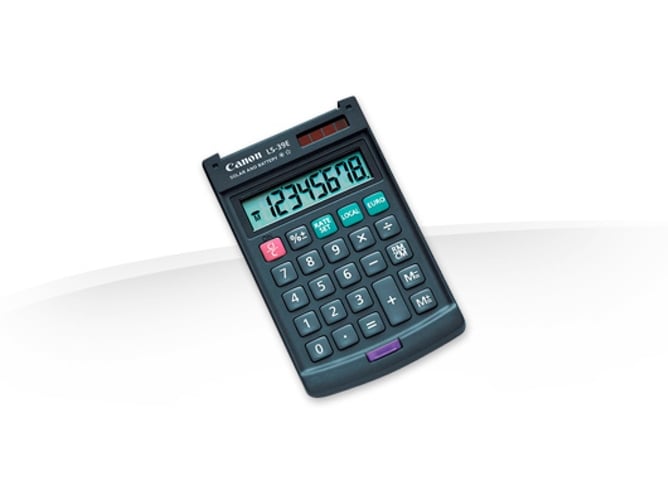 Calculadora de Mesa CANON LS-39E Cinzento Canon - Calculadoras - calculadora, mesa, canon, ls-39e, cinzento