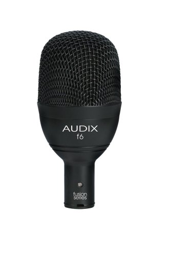 Microfone para Baixo AUDIX F6 (Preto - 1 Unidade) Audix - Microfones - dinâmica, 35 db, cardioide, 40-16000 Hz