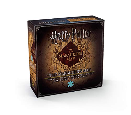 Puzzle 2D SPIN MASTER Harry Potter The Marauder's Map (1000 peças) Noble Collection - Quebra-cabeças de encaixar - puzzle, 2d, Harry Potter, marauder map, 1000 peças