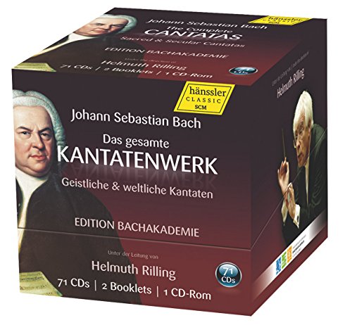 CD Rilling/Helmuth - Das Gesamte Kantatenwerk Hänssler Classic - Cds de música - kantatenwerk, helmuth rilling, 4cd