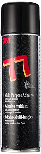 Cola 3M Super 77 Transparente (500ml) 3M Scotch-Weld - Cola e adesivos de hardware - polímeros, bricolage, 500ml, spray