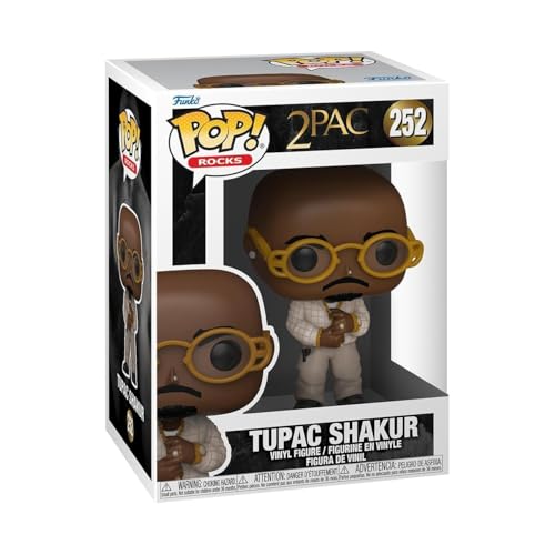 Figura FUNKO POP! Rocks: Tupac - Loyal To The Game Funko - Brinquedos - tupac, 9 cm, agressiva, Loyal To The Game