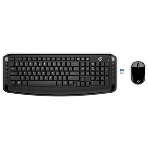 Teclado Wireless HP 300 (Acessório Informática e Tel.) HP - Conjuntos de acessórios de computador - wireless, 17 teclas, usb, sem fios