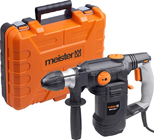 Martelo Perfurador MEISTERCRAFT MPH1500-1 (1500 W - 3000 rpm) Meister - Berbequins elétricos portáteis - 1500 w, 3000 rpm, 2.5 kg