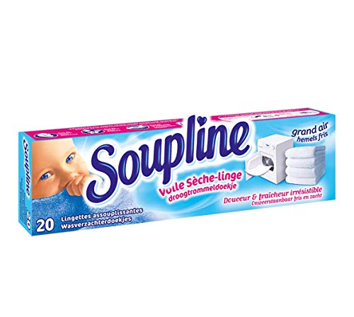 Toalha de Secar Roupa SOULINE Grand Air (20 unidades) SOUPLINE - Desinfetantes domésticos - papel, secagem de roupa, 20 unidades