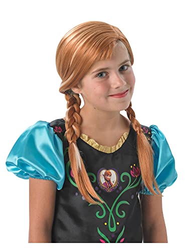 Peruca DISFRAZZES Princess Anna Frozen 2 (Rubi) Rubies - Brincadeira de faz de conta - personagem, acessórios, divertido