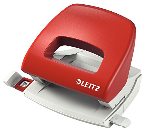 Furador LEITZ 50380000 (Capacidade Max.: 16 folhas) Leitz - Perfuradores de papel - furador, leitz, capacidade maxima 16 folhas, metal, plástico, barra arrasto