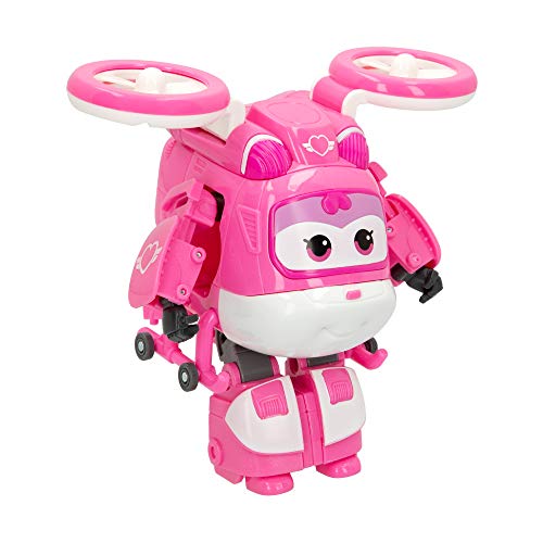 Figura de Ação SUPER WINGS Dizzy (Idade Mínima Recomendada: 3 anos) Super Wings - Bonecos de ação e brinquedo - helicóptero, robô, braços extraíveis, rodas