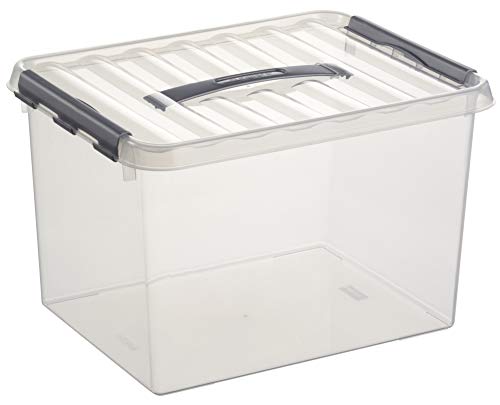 Caixa de Arrumação SUNWARE 78800609 (Transparente) Sunware - Recipientes de armazenamento doméstico - transparente, plástico, 40 cm, 30 cm, 26 cm