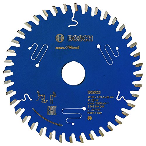 Lâmina para Serra Circular BOSCH 2 608 644 004 (Ø 12 cm) Bosch Professional - Lâminas de serra - 120 mm, 40 dentes, 15900 rpm, bosch