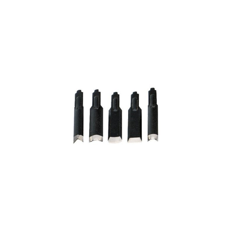Conjunto de Facas de Carvão Proxxon (Recondicionado Como Novo) PROXXON - Cinzeis e goivas de entalhar - bimetal, aço tungsteno, pontas polidas, cacos V