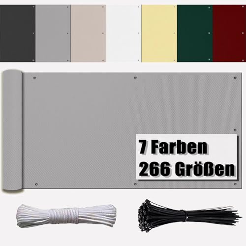 Cobertura Privacidade Ufamiluk Balcon Cinza Ufamiluk - Eletrodomésticos - poliéster, impermeável, proteção UV, 100x200 cm