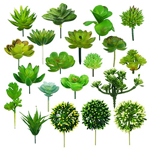 Planta Artificial WOOHOME (Verde - 25.4 x 21.2 cm) Wodmer-EU - Casa e jardim - verde, 25.4 x 21.2 cm