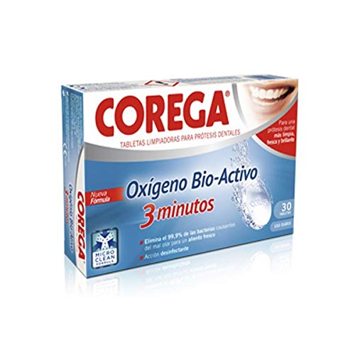 Suplemento Alimentar COREGA Oxigeno Bio-Activo (70 g) Glaxo-Novartis - Limpeza de próteses dentárias - suplemento alimentar, oxigênio bio-ativo