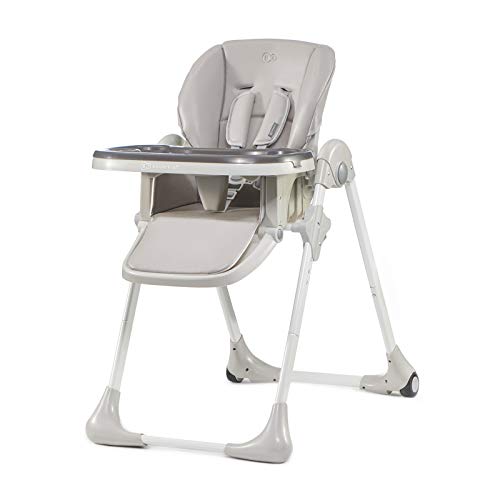 Cadeira de Refeição KINDERKRAFT Yummy Cinzento 4Kraft UK - Cadeiras altas e assentos elevatórios - ergonómica, reclinável, altura ajustável, madeira maciça