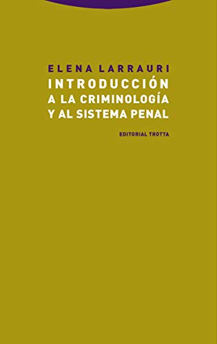 Livro Introduccion A La Criminologia Y Al Sistema Penal de Juan Manuel Rodriguez (Espanhol) Editorial Trotta, S.A. - Livros - criminologia, sistema penal