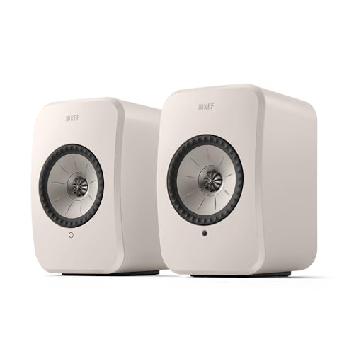 Sistema Hi-Fi Sem Fios KEF LSX II LT (Branco - 1000W) KEF - Alto-falantes - hi fi, sem fios, kef lsx ii lt, branco, 1000W, class d amplificador digital
