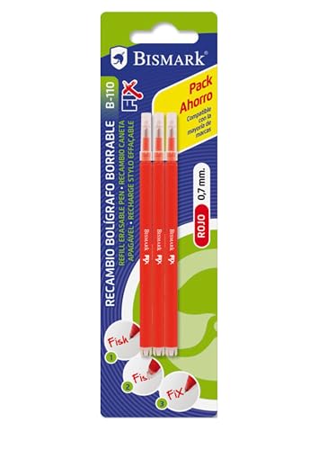 Recarga para Marcador BISMARK FIX (Vermelho) Poessa - Tinta e recargas de caneta - recarga, marcador, fix, vermelho