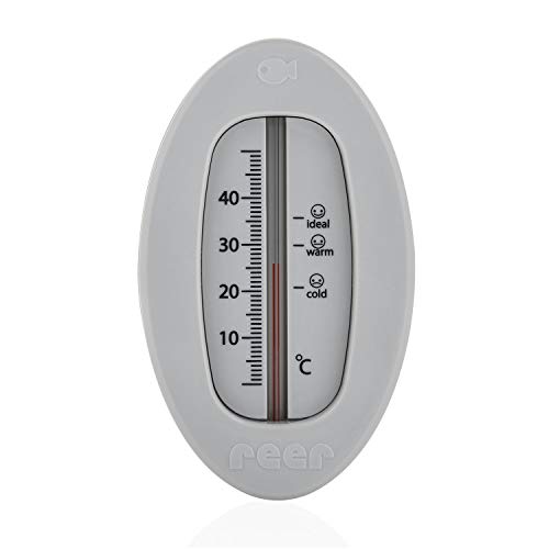 Termómetro Digital para Banho Oval 4.5X6.0 Cm Cinzento Reer - Termopares e termopilhas - digital, banho, oval, 4.5x6 cm