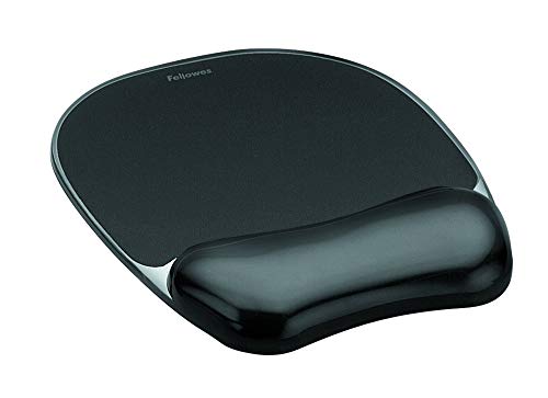 Tapete de Rato FELLOWES Crystal (Preto) Fellowes - Tapetes de rato - tapete, rato, fellowes, crystal