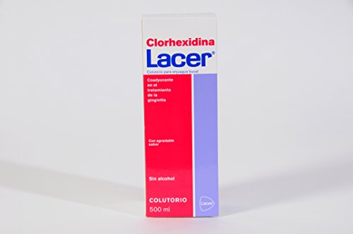 Lácer Colutorio Clorhexidina 500ml (Recondicionado Como Novo) Lacer - Enxaguatório bucal - clorhexidina, 500ml, recarga, colutorio