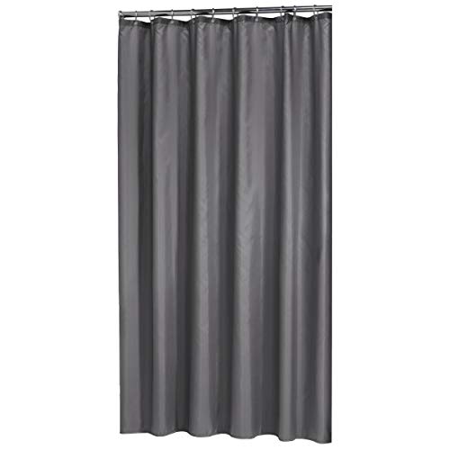 Cortina para Banheira SEALS Kinetic Cinza Sealskin - Cortinas de chuveiro - poliéster, impermeável, lavável à mão, cinza
