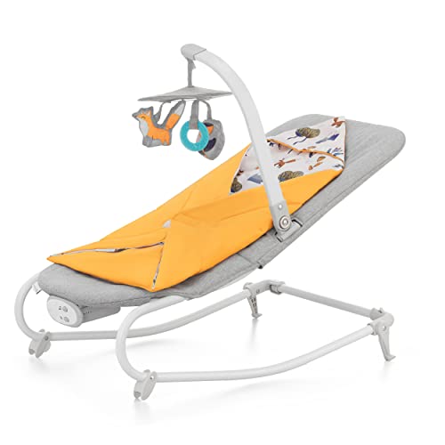 Espreguiçadeira KINDERKRAFT Felio2 Amarelo 4Kraft - Móveis para bebês e crianças pequenas - espreguiçadeira, kinderkraft, felio2, amarelo