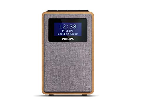 Rádio PHILIPS TAR5005/10 (Cinzento - Digital - Alarme Duplo) Philips - Radios - digital, dab+, alarme duplo, lcd retroiluminado