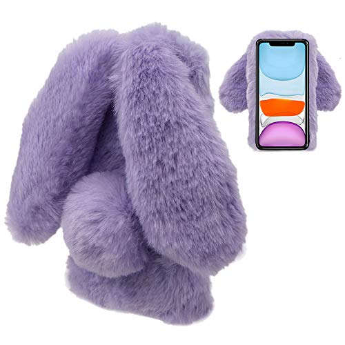 Capa para iPhone 12/13 LCHDA Pele Sintética Roxo LCHDA - Capas para telemóveis - pele sintética, roxo, anti-chuva, anti-pó
