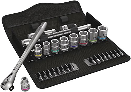 Chave de Parafusos WERA 05004048001 | Aço inoxidável Wera - Chaves inglesas - aço inoxidável, 9 cabeças, parafusos, alavanca de carruagem