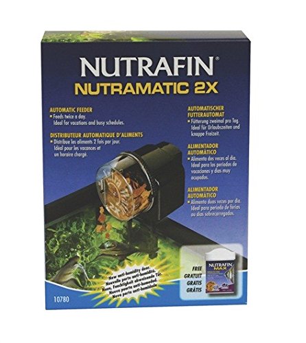 Dispensador Automático de Alimento para Peixe Nutrafín VESPER - Alimentadores de peixes - automático, porta anti-humidade, ajuste tamanhos, flocos, pellets