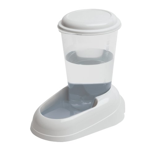 Dispensador de Água NADIR Branco Plástico (29,2 x 20,2 x 28,8 cm) FERPLAST - Tigelas, comedouros e bebedouros para animais de estimação - plástico, 3L, 29,2x20,2x28,8cm