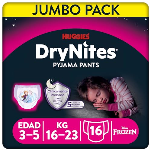 Fraldas Huggies Dry Nites 16 Unidades (Recondicionado Como Novo) KIMBERLY-CLARK - Fraldas - absorventes, noite, desconhecido, 16 unidades