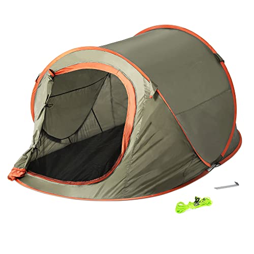 Tenda de Campismo Jemidi Instantâneo com Mosquiteiro | Azul Kw-Commerce - Barracas - instantâneo, mosquiteiro, azul