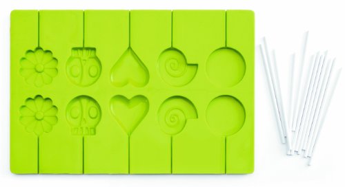 Molde para Chupetas IBILI 754900 | Branco IBILI - Formas de cozinha - silicone, flexiforme, chocolates, 5 formas