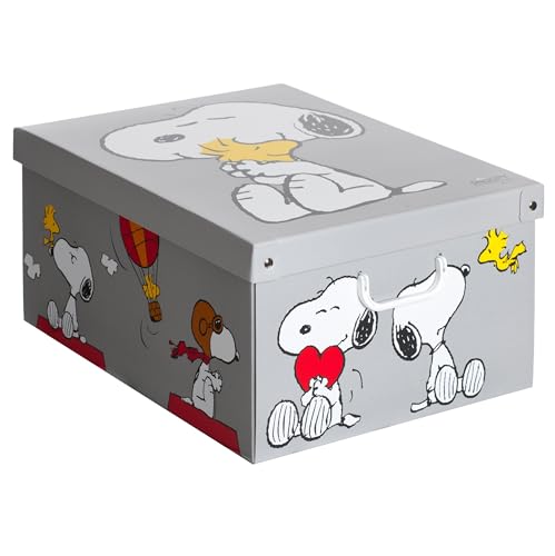 Caixa de Arrumação SNOOPY (Multicor - 39 x 50 x 24 cm) Lavatelli Srl - Recipientes de armazenamento doméstico - multicor, 39x50x24 cm