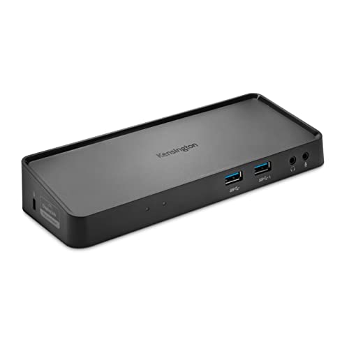 Kensington Sd3650 Base & Duplicador de Portas com Fios Usb 3.0 3.1 Gen 1 Type-B Preto Kensington - Estações de acoplamento para laptops - usb 3.0, gigabit ethernet, 2 portas USB, universal