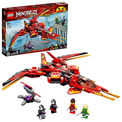 LEGO Ninjago - Avião de Caça do Kai - 71704 (Idade Mínima: 7) LEGO - Blocos de encaixe - avion, caca, Kai, nindroids