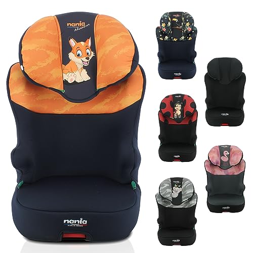 Cadeira Auto Nania Start Fix Fox (Grupo 1/2/3) TEAMTEX - Móveis para bebês e crianças pequenas - isofix, proteção lateral, elevador assento, reposabolsos ajustável, base reclinável