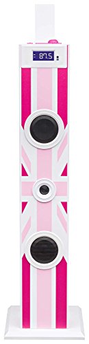 Coluna Portátil Bigben Interactive TW5-UK | Rosa (Colunas) Bigben Interactive - Alto-falantes - 20 w, 2.1 canais, lcd, subwoofer