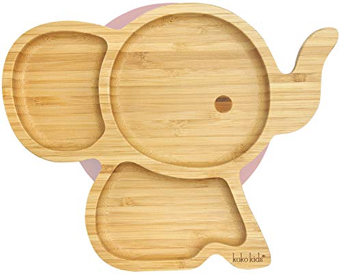 Prato bambu com ventosa 6 meses (Recondicionado Como Novo) Koko Kids - Utensílios de mesa - bambu, ventosa, prato, recondicionado
