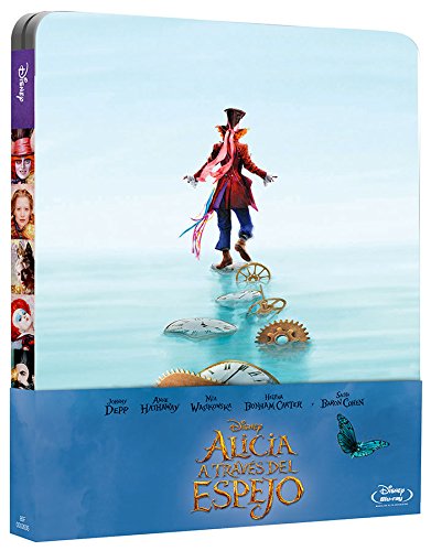 Blu-Ray Alicia A Través Del Espejo - Edición Metálica (Edição em Espanhol) Disney - Dvds e vídeos - blu-ray, edição metálica, espanhol