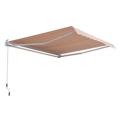 Toldo de Jardim Outsunny | 3 x 2,5 m - Bege Outsunny - Toldos - toldo, jardim, 3x2.5m, bege